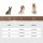 Knuffelwuff Hundebett Emma aus Velours mit feinem Handwebcharakter Hellblau M-L 85 x 63cm
