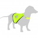 Flamingo Hunde Sicherheitsweste Refi Gr&uuml;ngelb S