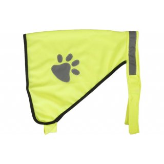 Flamingo Hunde Sicherheitsweste Refi Grüngelb L