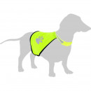 Flamingo Hunde Sicherheitsweste Refi Gr&uuml;ngelb L