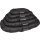 Flamingo Hundekissen Dreambay Oval Schwarz