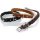 Hunter Halsband Solid Education Special Braun 50 cm/S-M