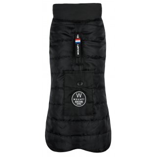 Wouapy Hunderegenmantel Doudoune Schwarz