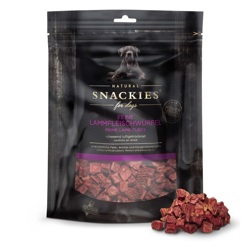 Snackies Hundesnack Feine Lammfleischwrfel