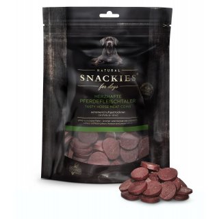 Snackies Hundesnack Herzhafte Pferdefleischtaler 170g