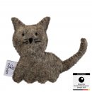 CATLABS Katzenspielzeug Kuschelige Katze mit Katzenminze