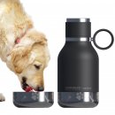Asobu - Dog Bowl - Edelstahlflasche mit Hundenapf 1 Liter...