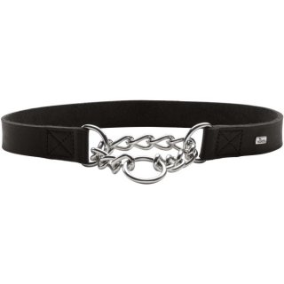 Hunter Halsung mit Kette Aalborg Schwarz 55 cm/L