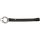 Hunter Halsung mit Kette Aalborg Schwarz 55 cm/L