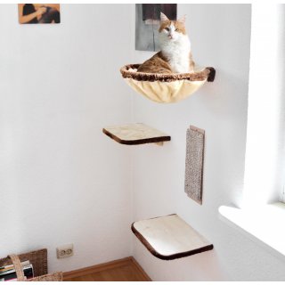 Silvio Design Katzen-Kletterwand 4-teilig