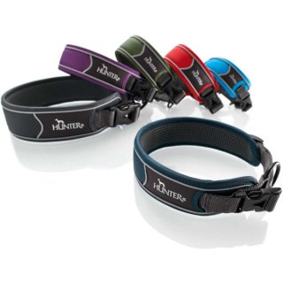 HUNTER® Hundehalsband Modern Art Luxus, schwarz