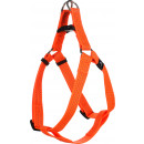 Flamingo Hunde &amp; Katzen Geschirr Step &amp; Go Len Orange 60-90cm 25mm