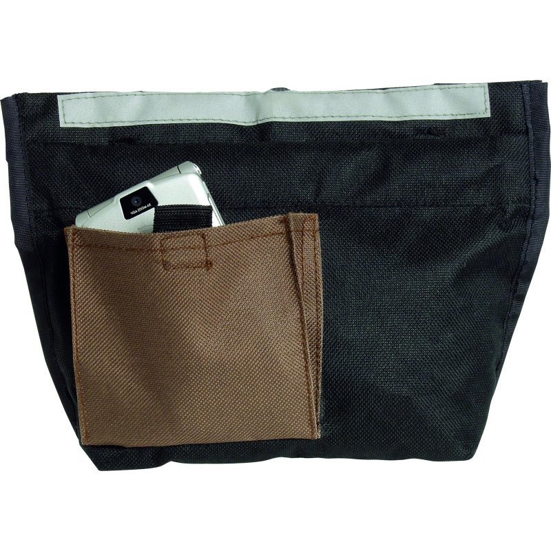 Flamingo Leckerli-Tasche Pivo + Hftgurt Schwarz 19x22cm