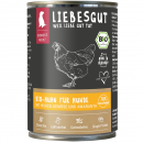 Liebesgut Hundenassfutter Bio Huhn mit Schwarzwurzel und Amaranth