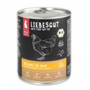 Liebesgut Hundenassfutter Bio Huhn mit Wurzelgem&uuml;se und Amaranth