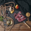 Liebesgut Hundenassfutter Hirsch mit Bio-Obst und Bio-Hirse