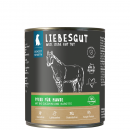 Liebesgut Hundenassfutter Pferd mit Bio-Zucchini und Bio-Karotte 400g