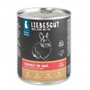 Liebesgut Hundenassfutter Kaninchen mit Gem&uuml;se und Obst