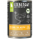 Liebesgut Hundenassfutter Junior Bio Huhn mit Apfel und Buchweizen