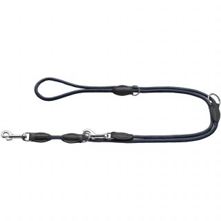 Hunter Verstellbare Führleine Eiby Freestyle Blau L max. 200 cm | D 0,8 cm