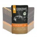 Liebesgut Katzennassfutter Bio Lachs mit Apfel und Karotte