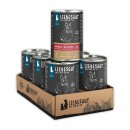 Liebesgut Katzennassfutter Sensitiv Kaninchen mit Mangold und Reisflocken