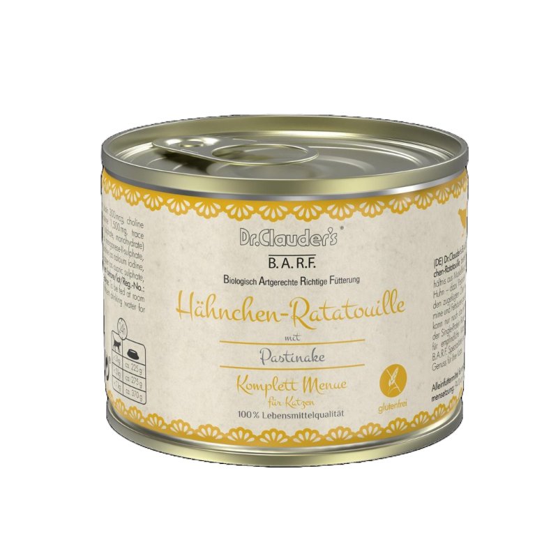 Dr.Clauders BARF Komplett Men Hhnchen-Ratatouille