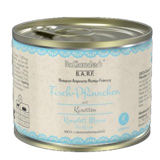 Dr.Clauders BARF Komplett Menü Fisch-Pfännchen