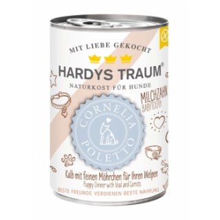 Hardys Manufaktur HARDYS TRAUM Edition Cornelia Poletto Welpenmenü Kalb mit feinen Möhrchen