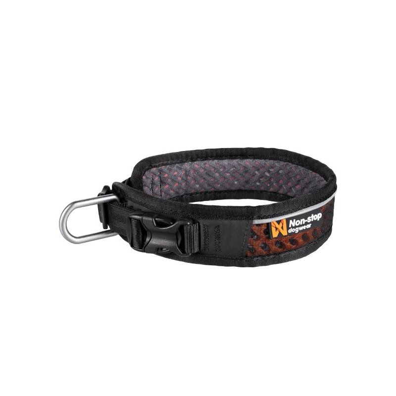 Non-stop dogwear Halsband Rock Adjustable Collar Schwarz