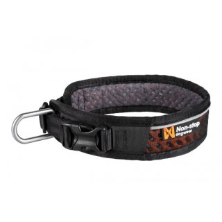 Non-stop dogwear Halsband Rock Adjustable Collar Schwarz