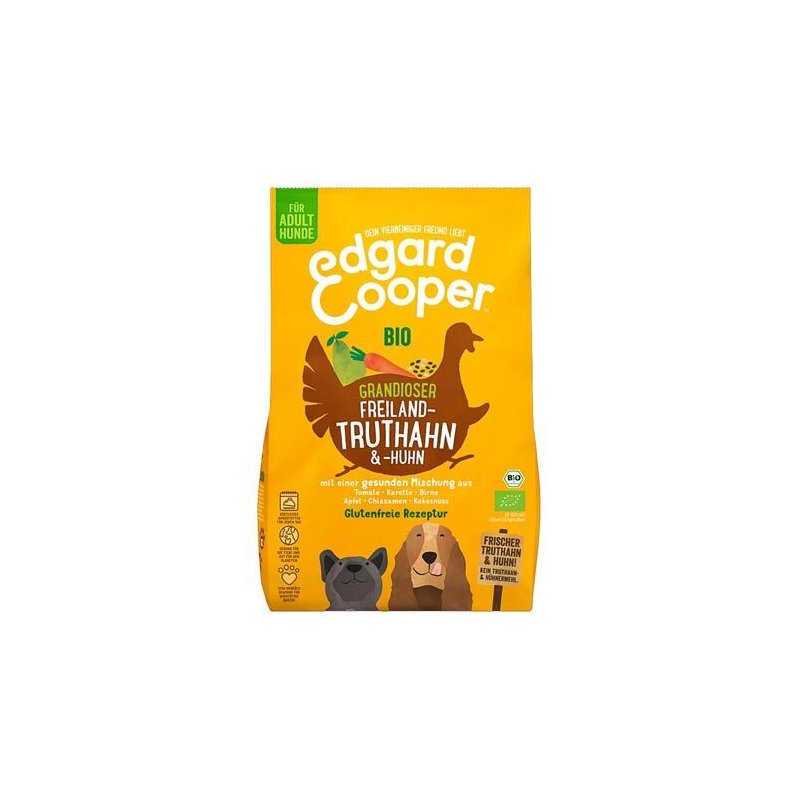 Edgard & Cooper BIO Trockenfutter Adult mit frischem Bio Truthahn