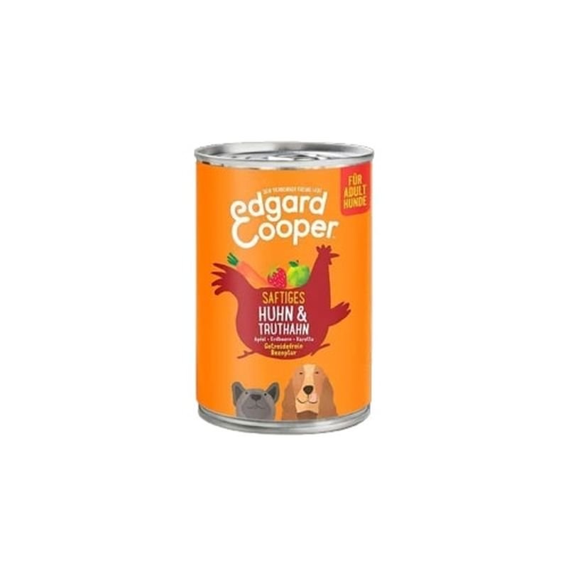 Edgard & Cooper getreidefreies Nassfutter Adult mit Huhn & Truthahn