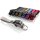Hunter Halsung Neopren Vario Plus Rot/Schwarz 40 cm/S-M