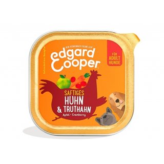 Edgard & Cooper getreidefreies Nassfutter Adult mit Huhn & Truthahn