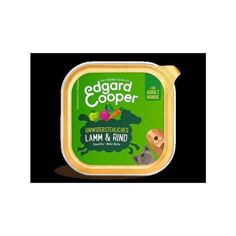 Edgard & Cooper getreidefreies Nassfutter Adult mit Lamm & Rind