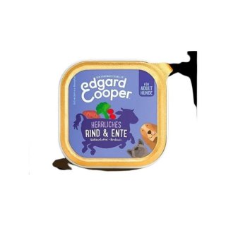 Edgard & Cooper getreidefreies Nassfutter Adult mit Rind & Ente