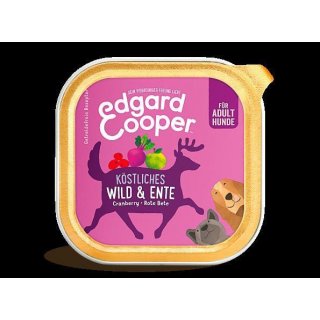 Edgard & Cooper getreidefreies Nassfutter Adult mit Wild & Ente