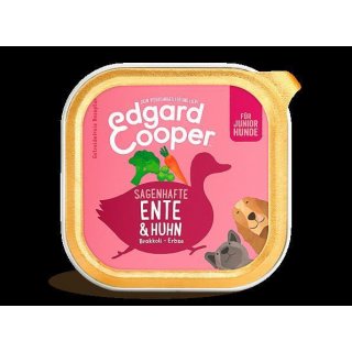 Edgard & Cooper getreidefreies Nassfutter Junior mit Ente & Huhn 150g
