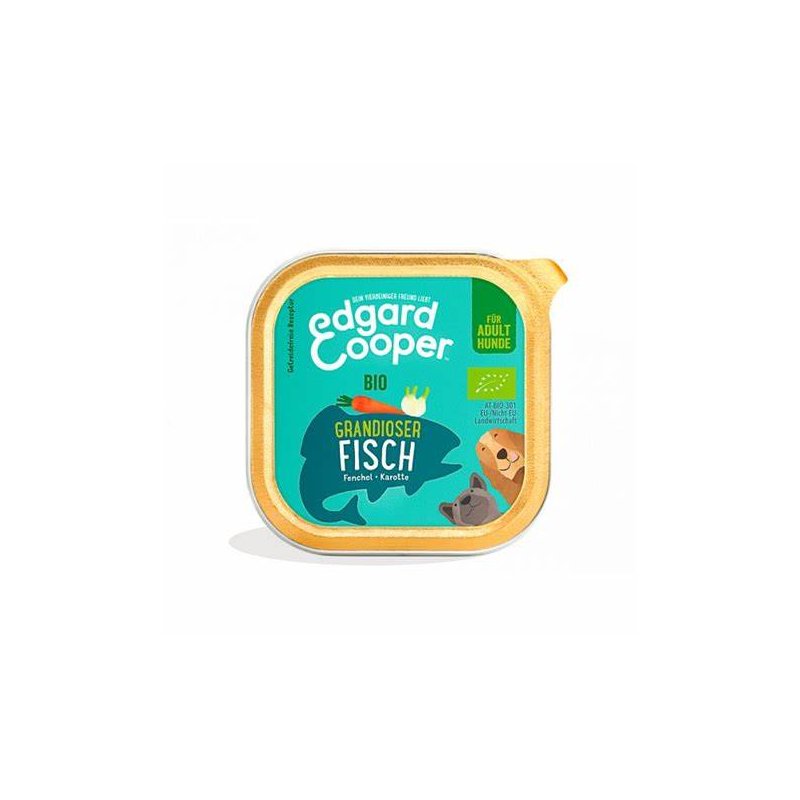 Edgard & Cooper Bio getreidefreies Nassfutter Adult mit Bio Fisch