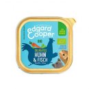 Edgard &amp; Cooper Bio getreidefreies Nassfutter Junior mit Bio Huhn &amp; Fisch 100g