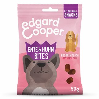 Edgard & Cooper getreidefreie Leckerlis Ente & Huhn Bites 50g