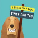 Edgard &amp; Cooper kalorienarme Doggy Dental Apfel &amp; Eukalyptus 7 Sticks Medium 160g