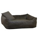 Silvio Design Kuschelsofa Samt Taupe