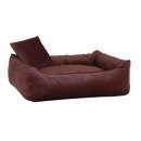 Silvio Design Kuschelsofa Samt Dunkelrosa