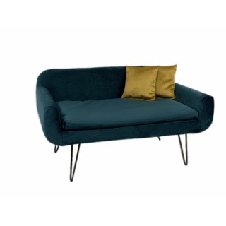 Silvio Design Tiersofa Tender Blaugrün