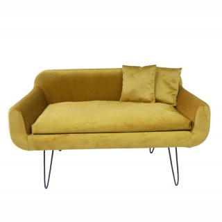 Silvio Design Tiersofa Tender Ockergelb