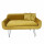 Silvio Design Tiersofa Tender Ockergelb