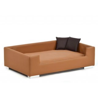 Silvio Design Hundesofa Candy Ockerbraun