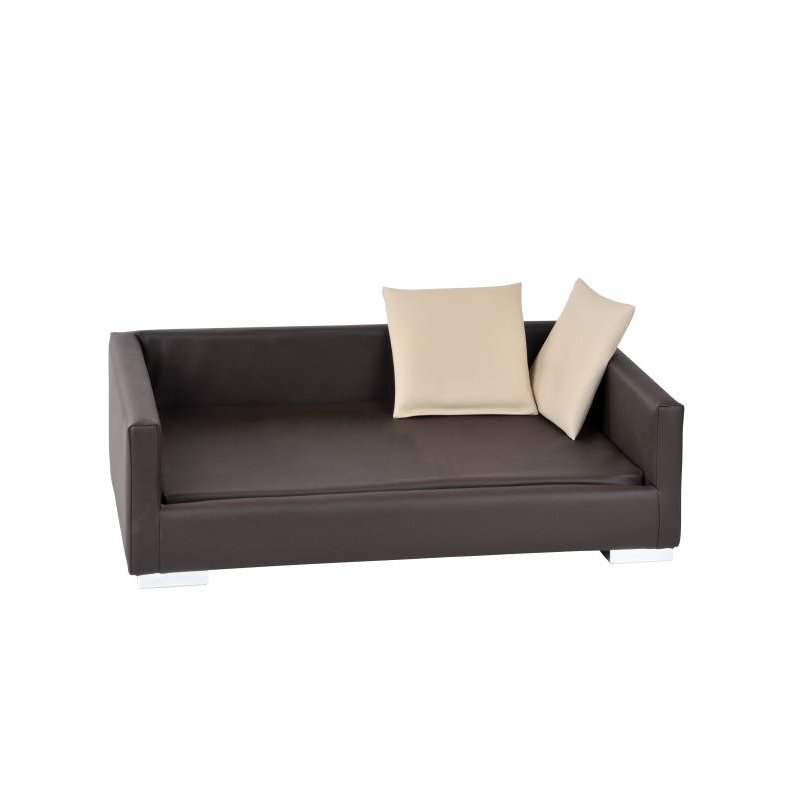 Silvio Design Tiersofa Lucky Braun